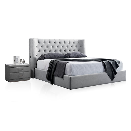GC1726 Good Price Tufted Up-holstered Bed