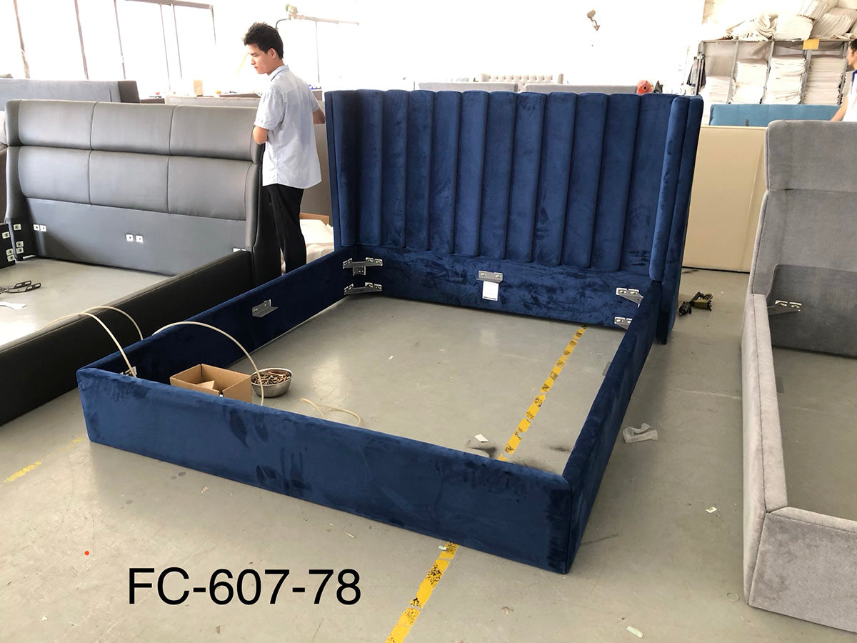 سرير GC1807 الحديث المصنوع من القماش المنجد