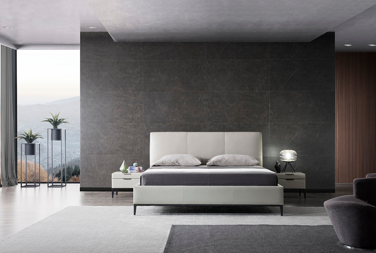 GC1816 Modern Leather Up-holstered Bed