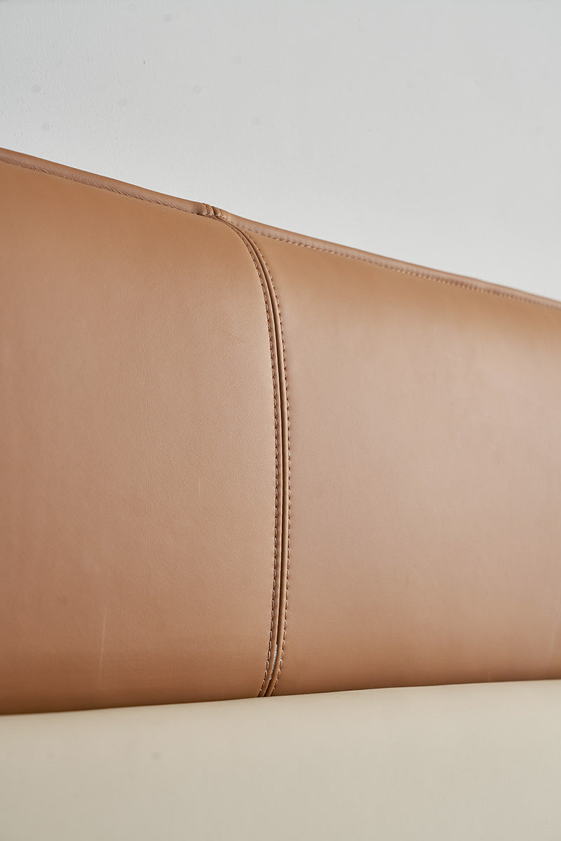 GC1833 Nice Leather Upholstered Bed