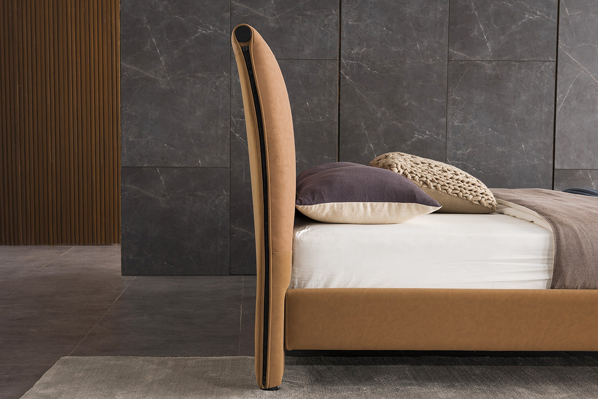 GC2015 Italian Minimalist Upholstered Bed