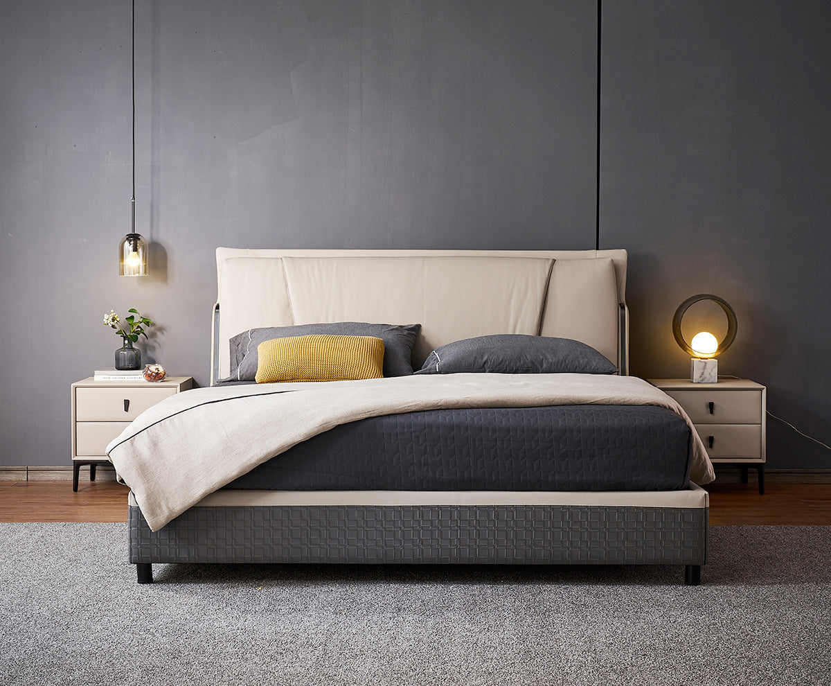 GC2119 Creative Leather Upholstered Bed
