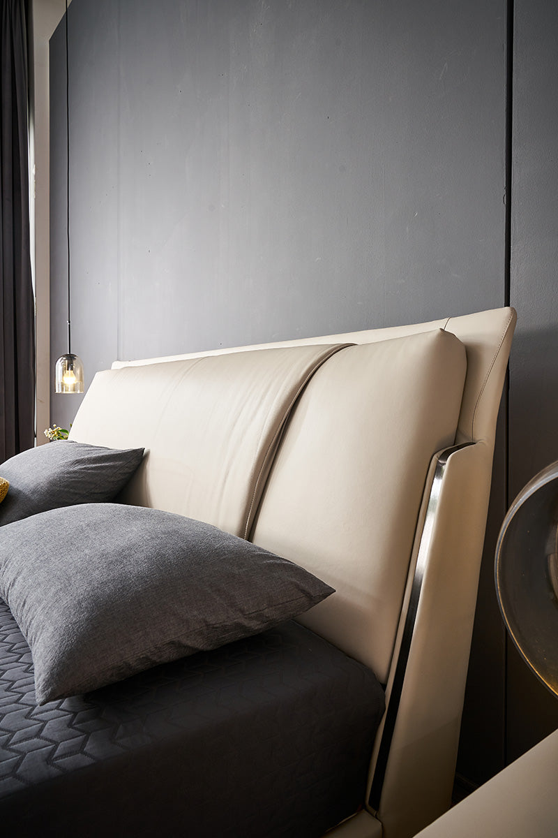 GC2119 Creative Leather Upholstered Bed
