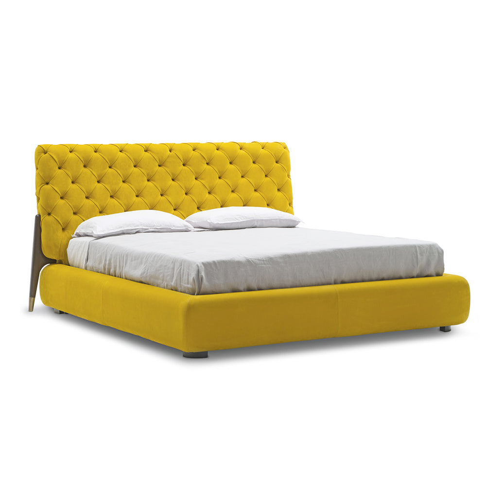 GC2127 Italian Luxury Leather Upholstered Bed