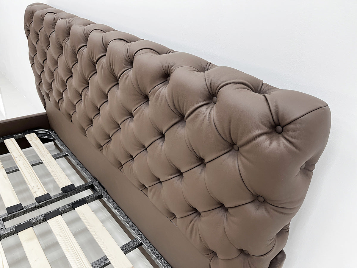 GC2127 Italian Luxury Leather Upholstered Bed