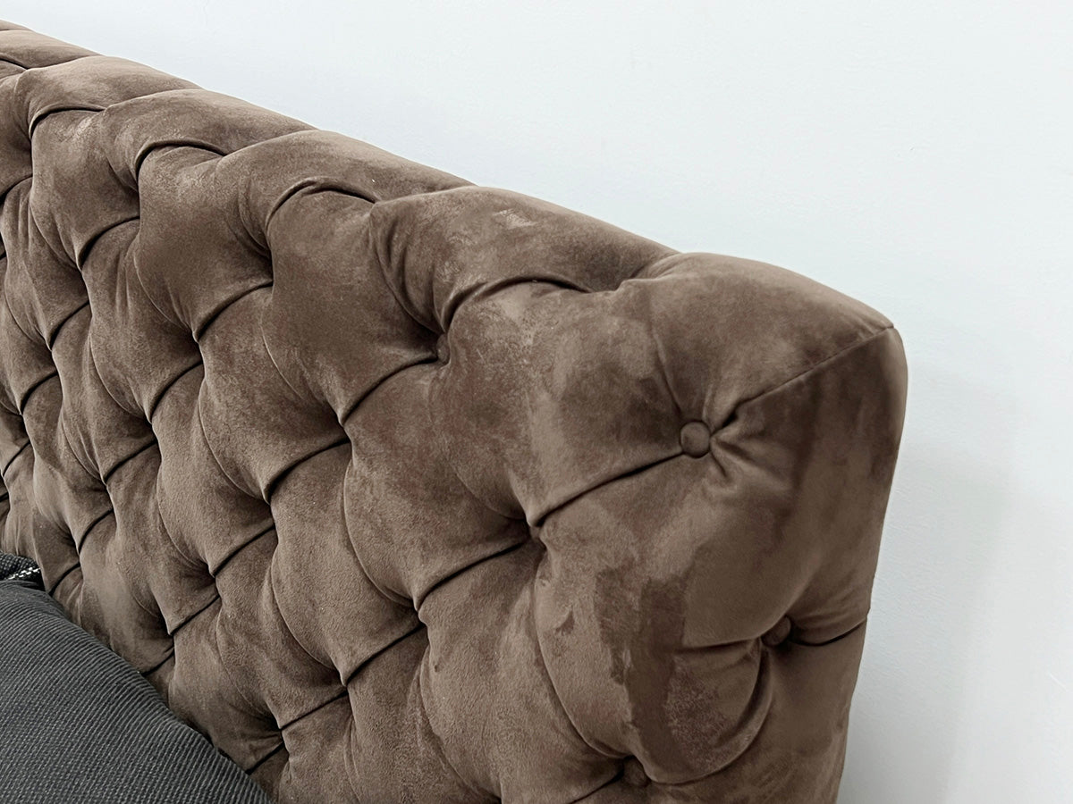 GC2127 Italian Luxury Leather Upholstered Bed