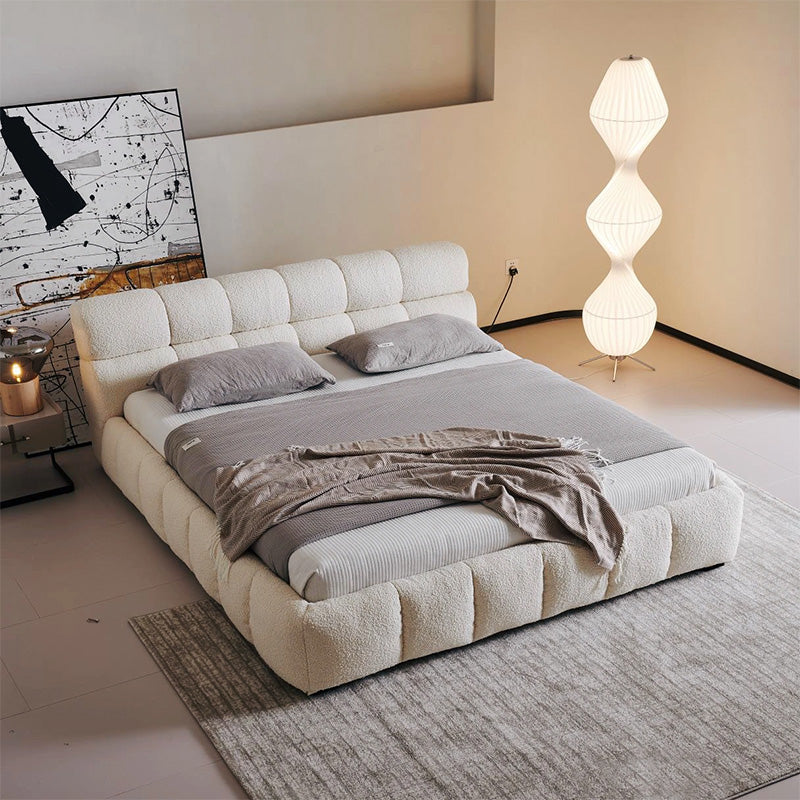 GC2216 Hot Sell Module Lambswool Upholstered Bed