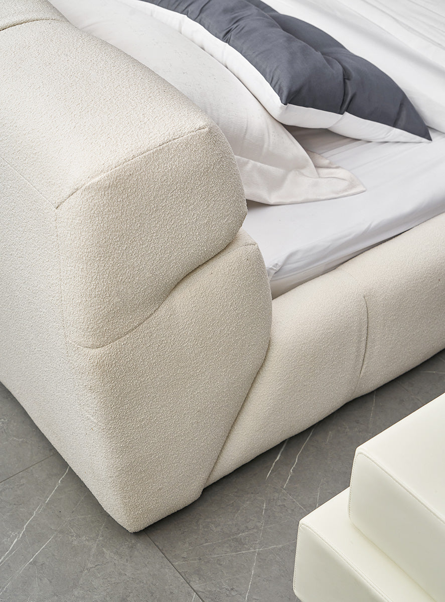 GC2216 Hot Sell Module Lambswool Upholstered Bed
