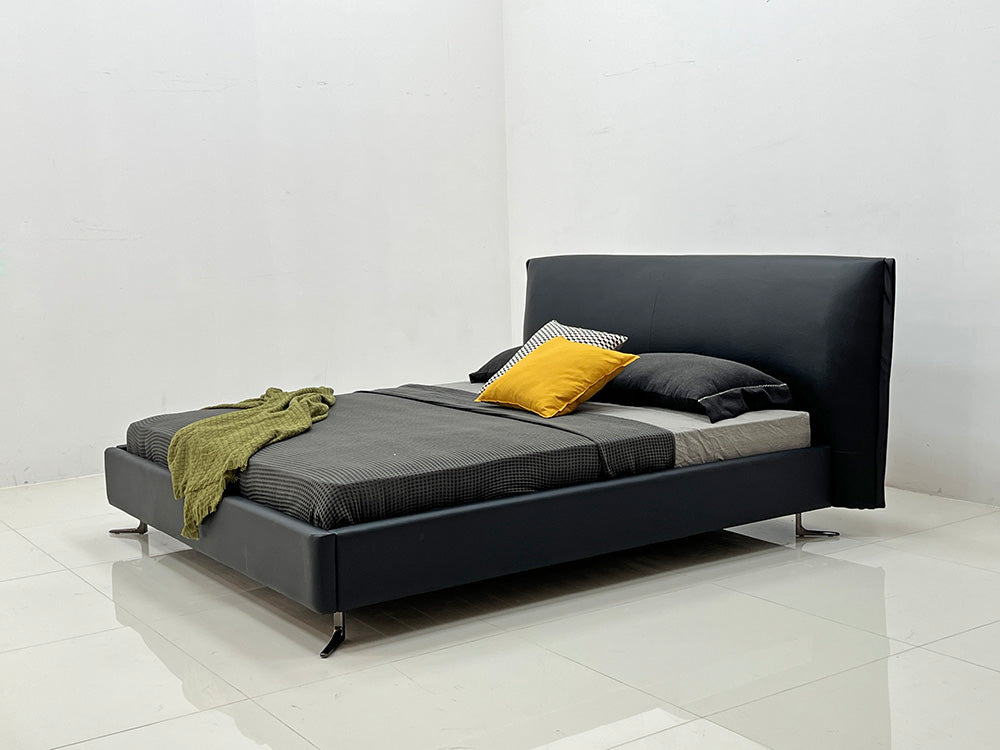 GC2245 Modern Leather&Fabric Upholstered Bed