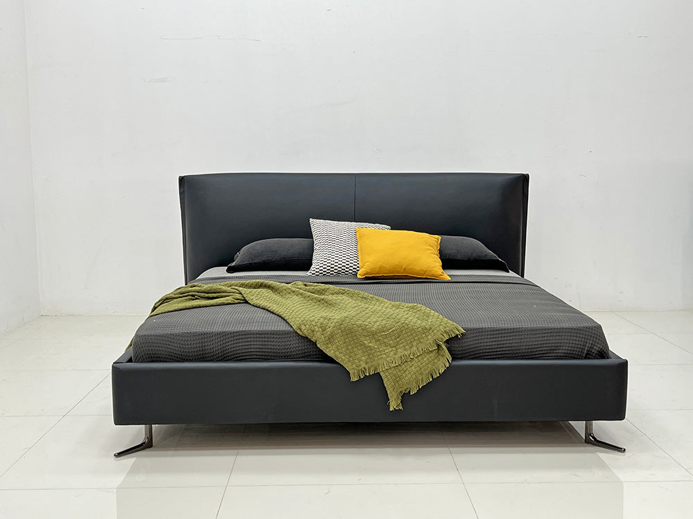 GC2245 Modern Leather&Fabric Upholstered Bed