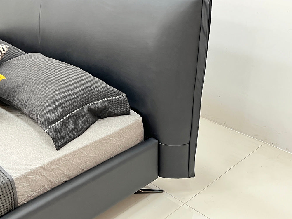 GC2245 Modern Leather&Fabric Upholstered Bed