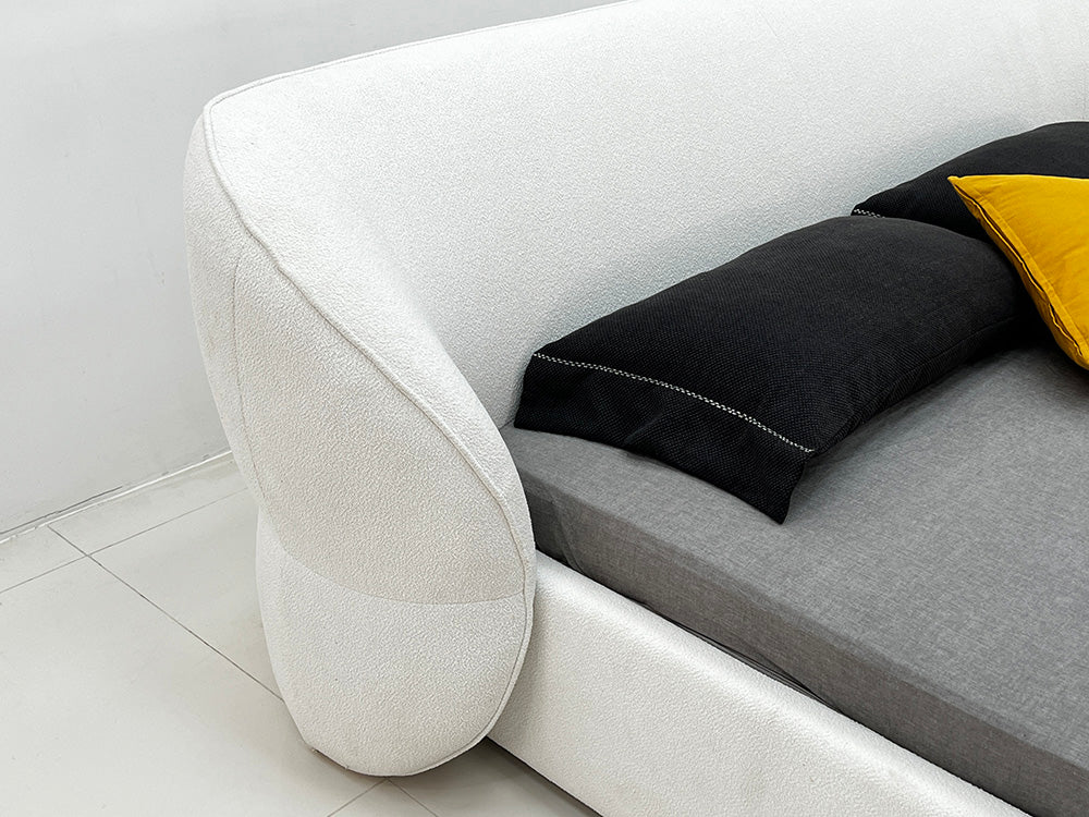 GC2251 New Hot Sell Lambswool Upholstered Bed