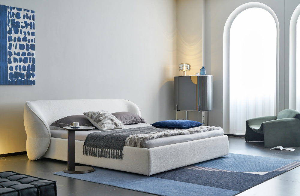 GC2251 New Hot Sell Lambswool Upholstered Bed