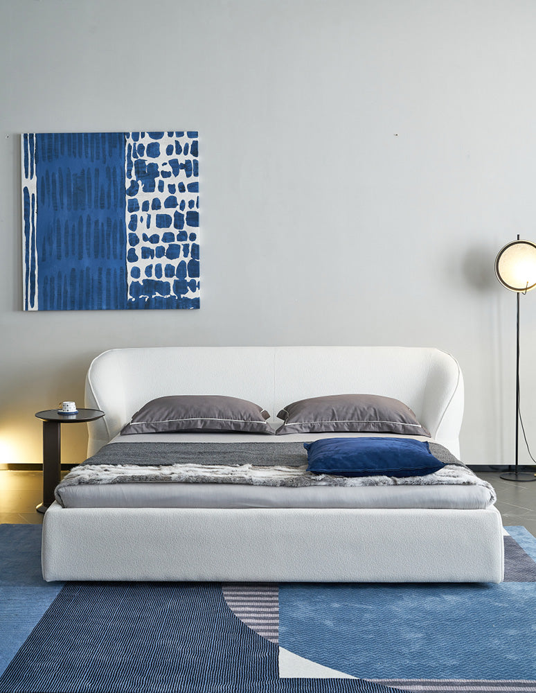 GC2251 New Hot Sell Lambswool Upholstered Bed