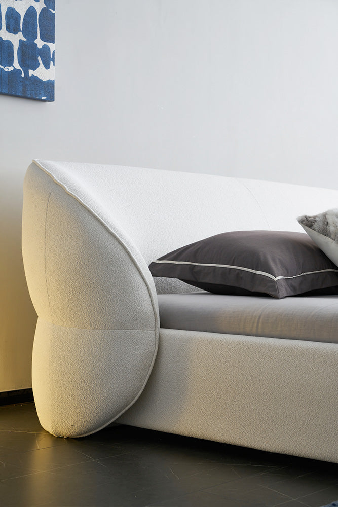 GC2251 New Hot Sell Lambswool Upholstered Bed