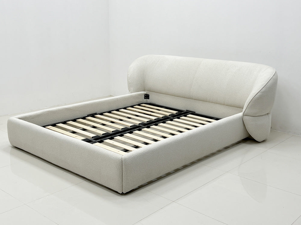 GC2251 New Hot Sell Lambswool Upholstered Bed