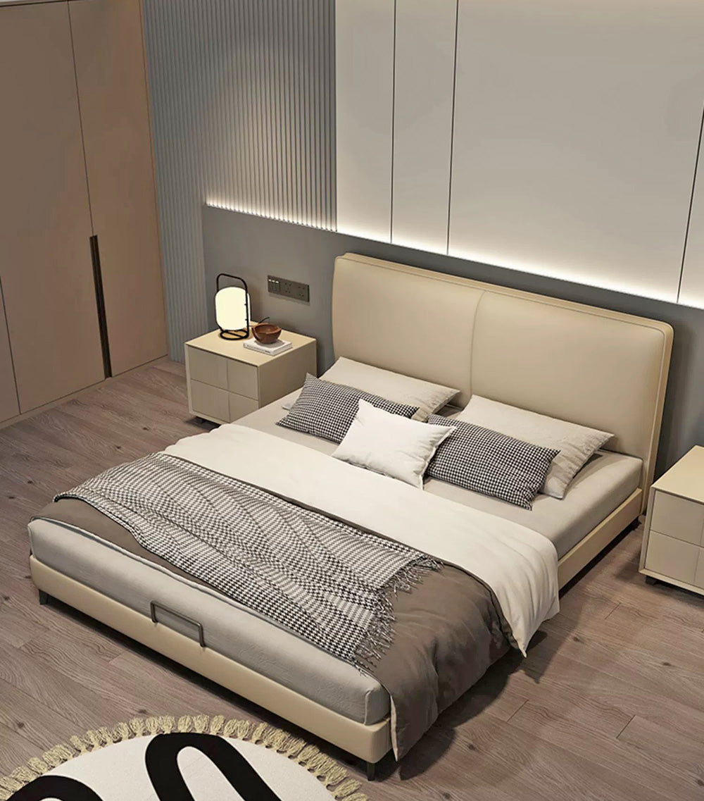 سرير GC2256 بسيط ومُنجّد