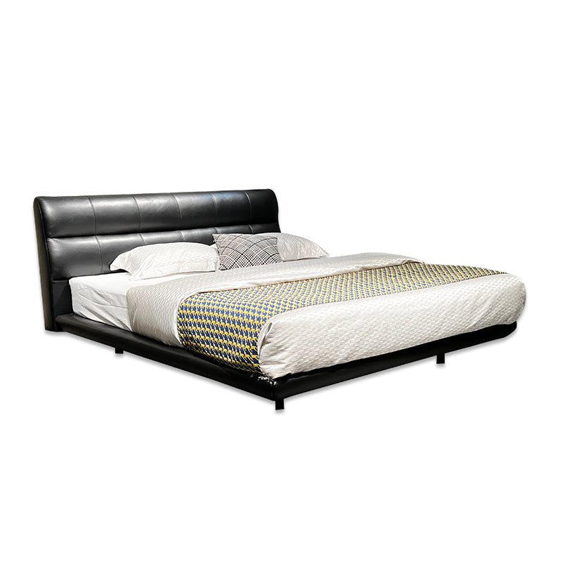 GC2318 Italian Luxury Leather Soft Upholstered Bed