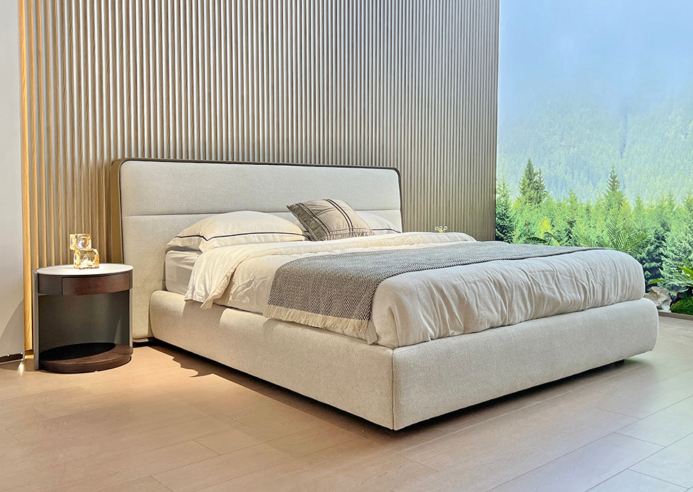 سرير مبطن بتصميم عصري GC2338