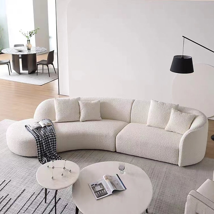 أريكة إيطالية منحنية حديثة GS9092