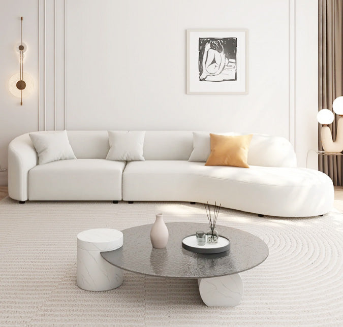 أريكة إيطالية منحنية حديثة GS9092