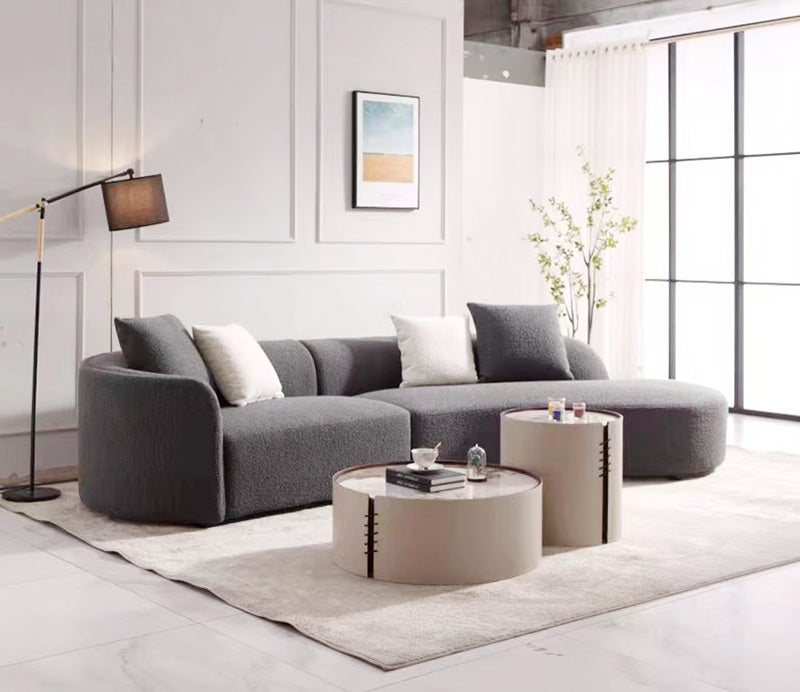 أريكة إيطالية منحنية حديثة GS9092
