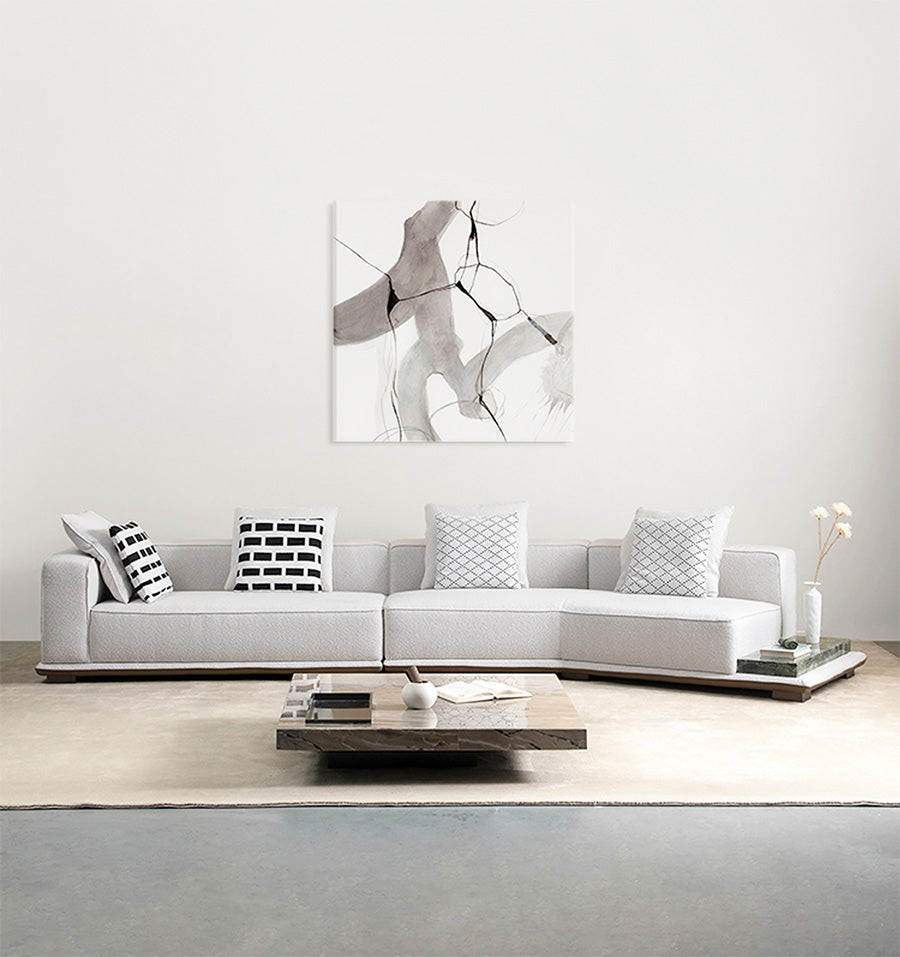 GS9122 Italian Design Sofa With Coffee Table