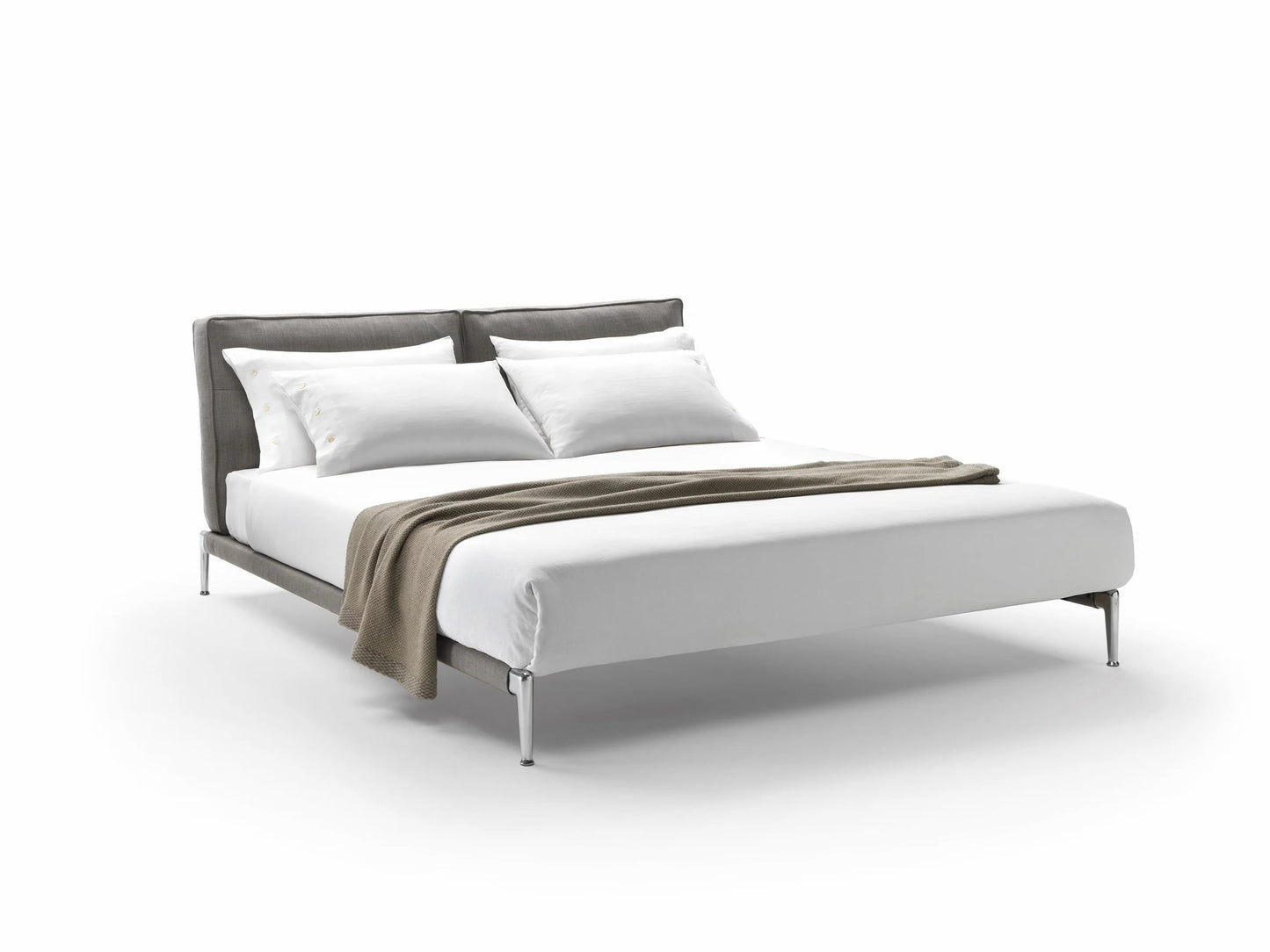 Gainsville GC2222 Modern Soft Bedside Upholstered Bed