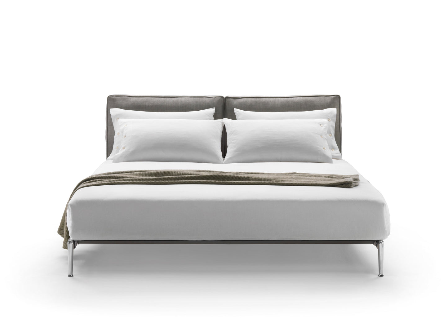 Gainsville GC2222 Modern Soft Bedside Upholstered Bed