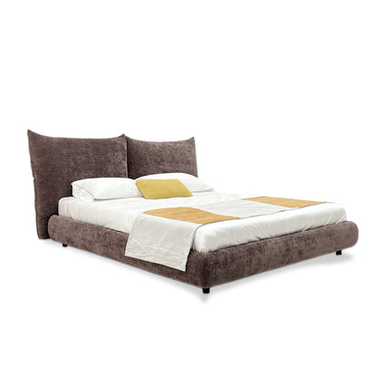 Gainsville GC2306 Modern Leather&Fabric Soft Upholstered Bed