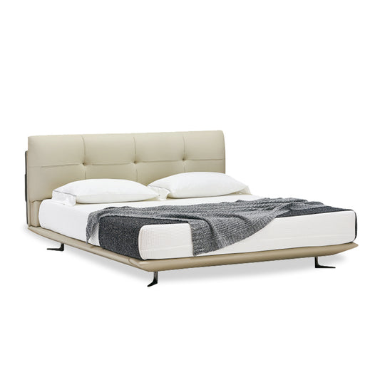 Gainsville GC2322 Italian Minimalist Tufted Upholstered Bed