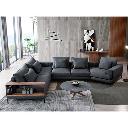 Gainsville GS9007 Living Room Sofas With Wood Table