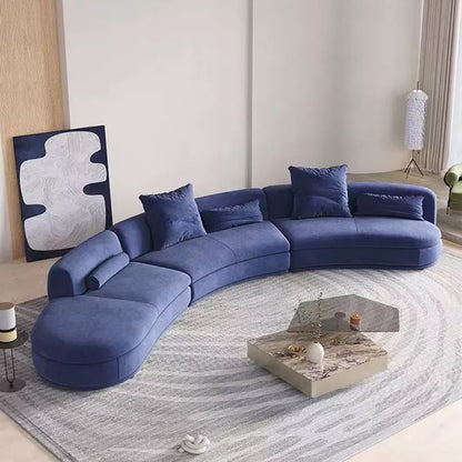 Gainsville GS9100 Modern Curved Sectional Sofa