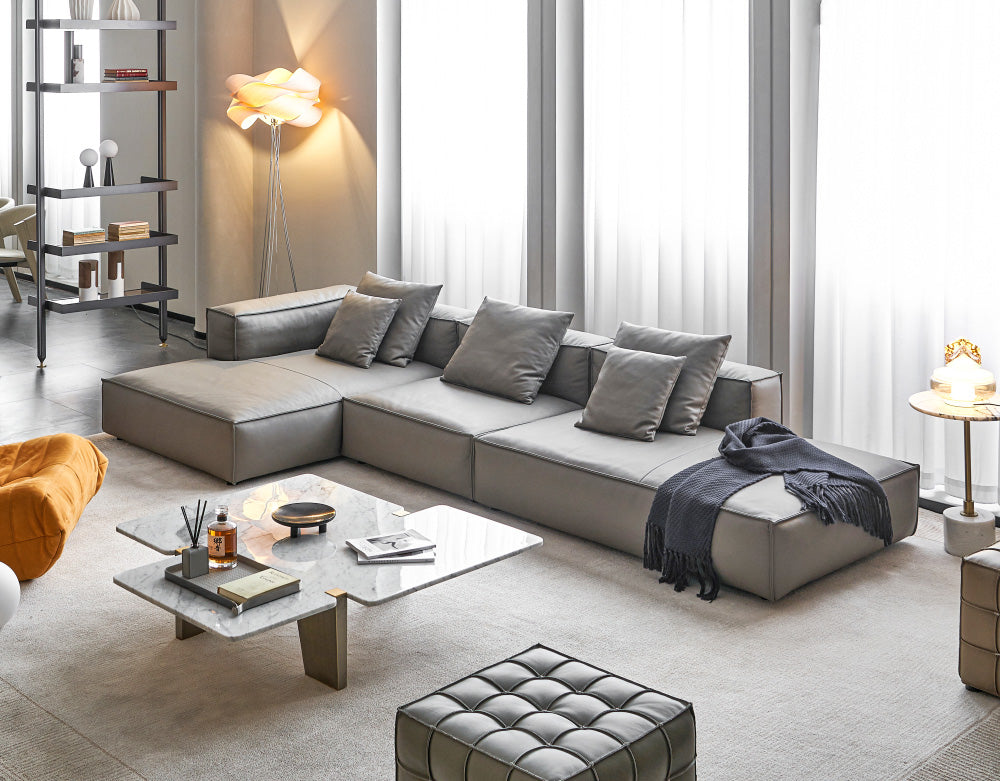 Gainsville GS9112 Italian Design Modular Sectional Sofa