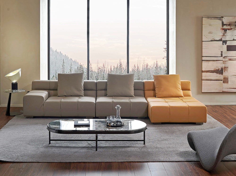 Gainsville GS9113 Italian Design Modern Sectional Sofa