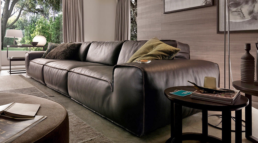 Gainsville GS9125 Elegant Leather Sofa