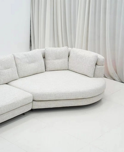 Gainsville GS9126 Italian Design Modern Cotton Sofa