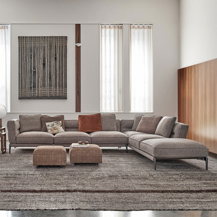 Gainsville GS9131 Italian Design Modern L Sectional Sofa