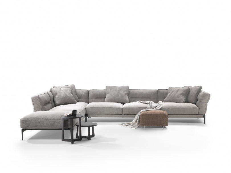 Gainsville GS9131 Italian Design Modern L Sectional Sofa