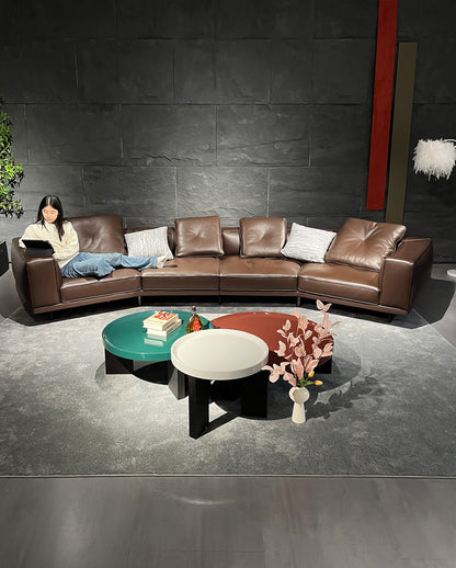 Gainsville GS9155 Italian Design Corner Sectional Sofa